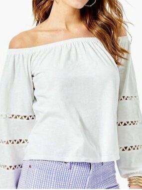 NWT Lilly Pulitzer Katt Off Shoulder Top